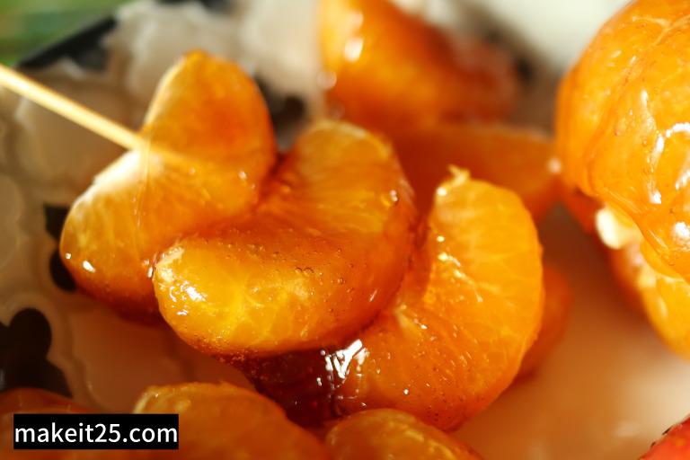 탕후루 칼로리가 높은 이유는? 탕후루 냄비로 복숭아, 파인애플, 귤 탕후루 만드는법