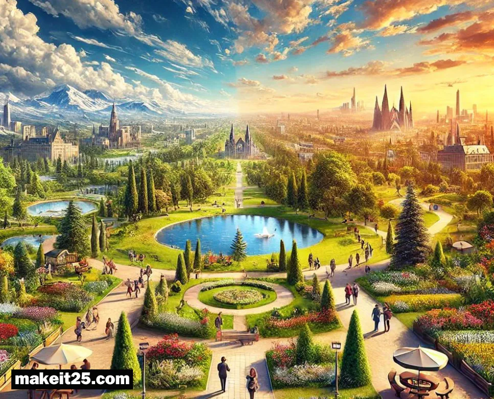 조경, 경관, 풍경, 전경