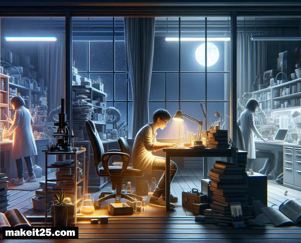 불철주야(不撤晝夜)